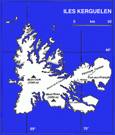 Les Iles Kerguelen